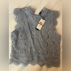 Lucy Paris Lace Blouse Top